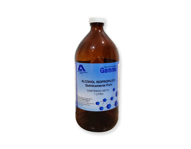 Alcohol Isopropílico 70° para Desinfección de superficies inertes de uso  frecuente.